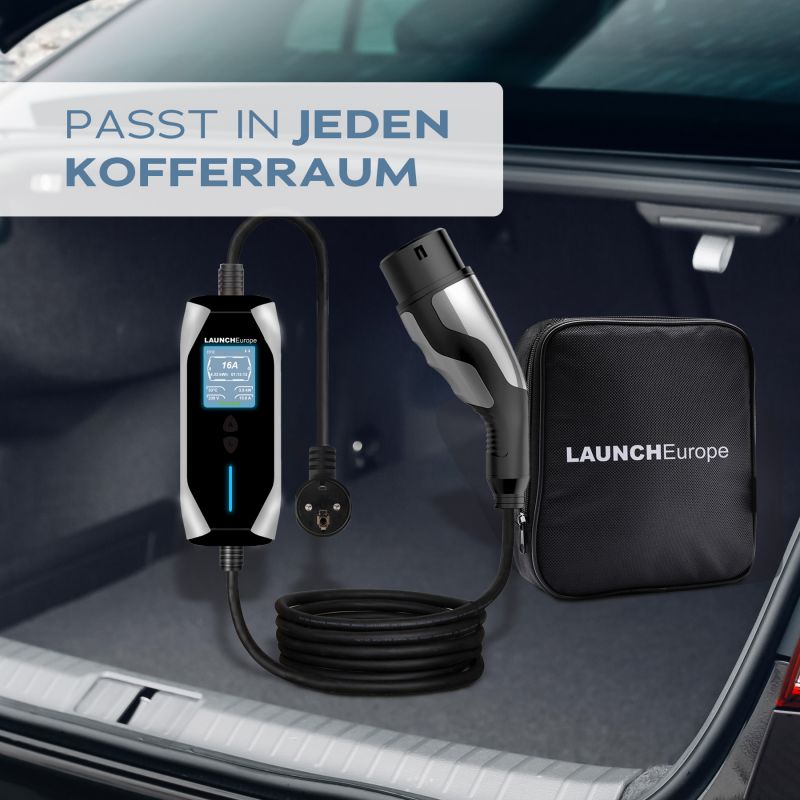 Przenośny kabel do ładowania Typ 2 | 3,5 kW | 7 m