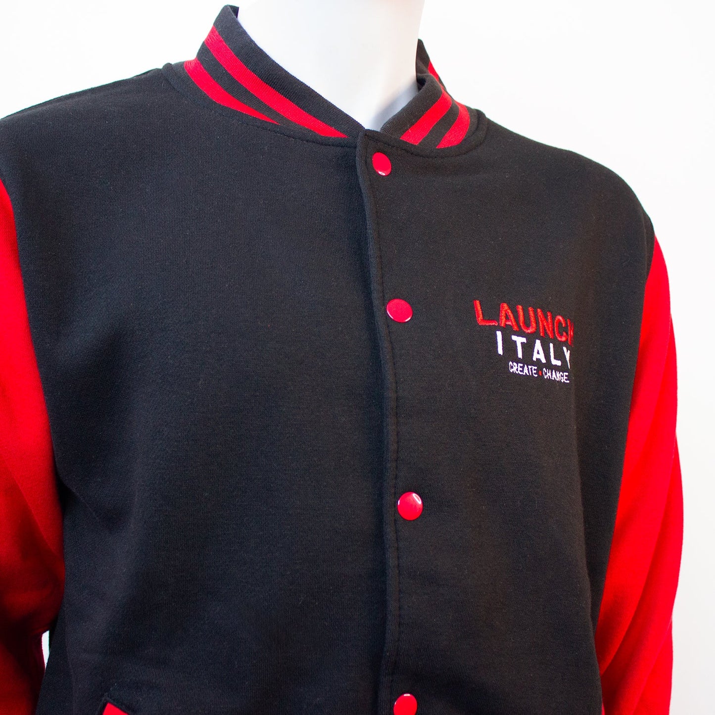 Felpa Jacket unisex: 80% cotone, 20% poliestere dettaglio ricamo sulla felpa