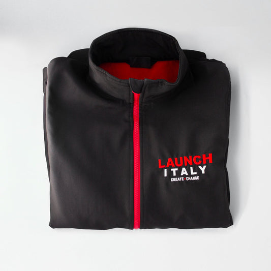Giubbino donna softshell con zip lunga - softshelll piegato