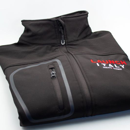 Giubbino uomo imbottito, impermeabile e traspirante dettaglio ricamo lato cuore