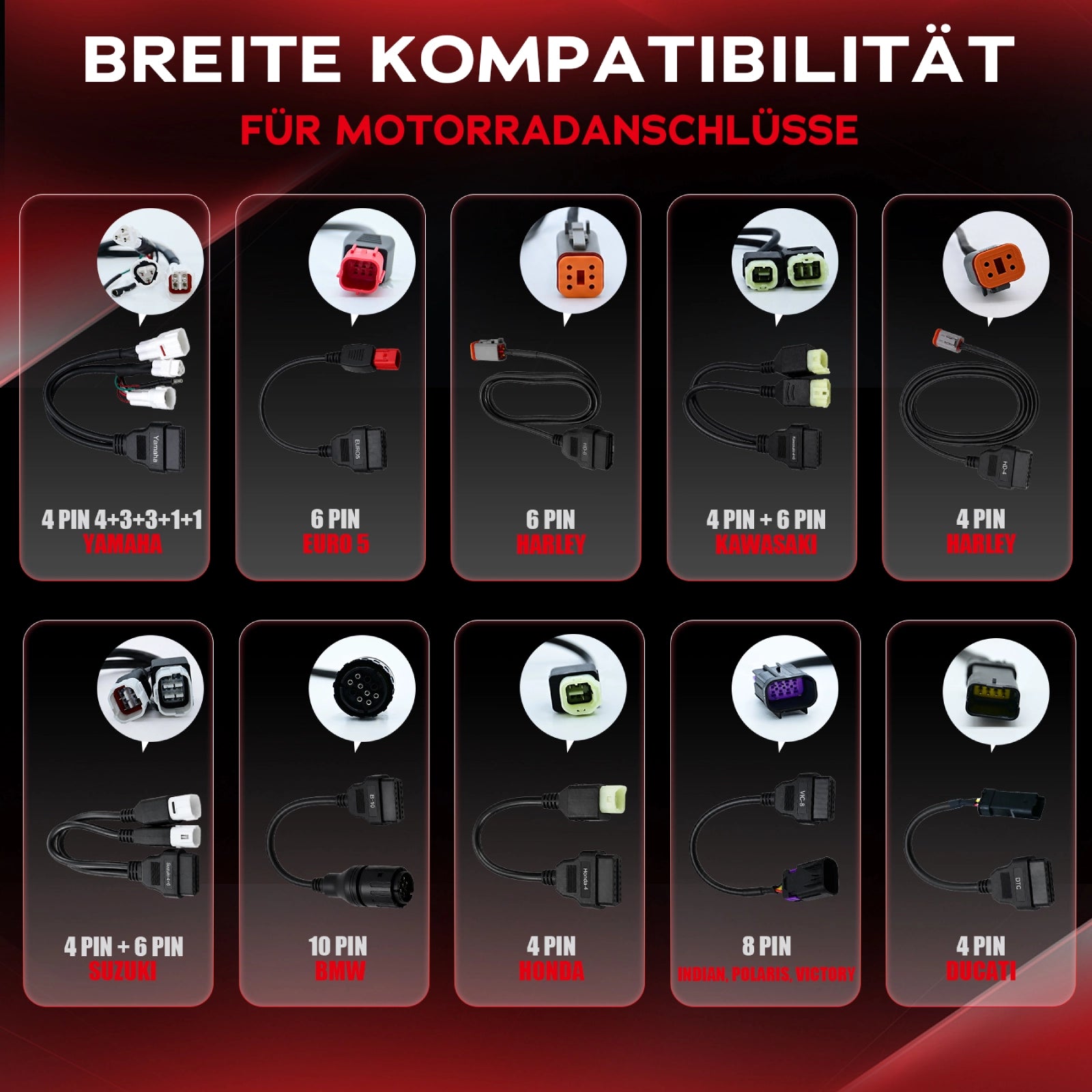 CRP MOT IV Motorrad Anschlusskabel