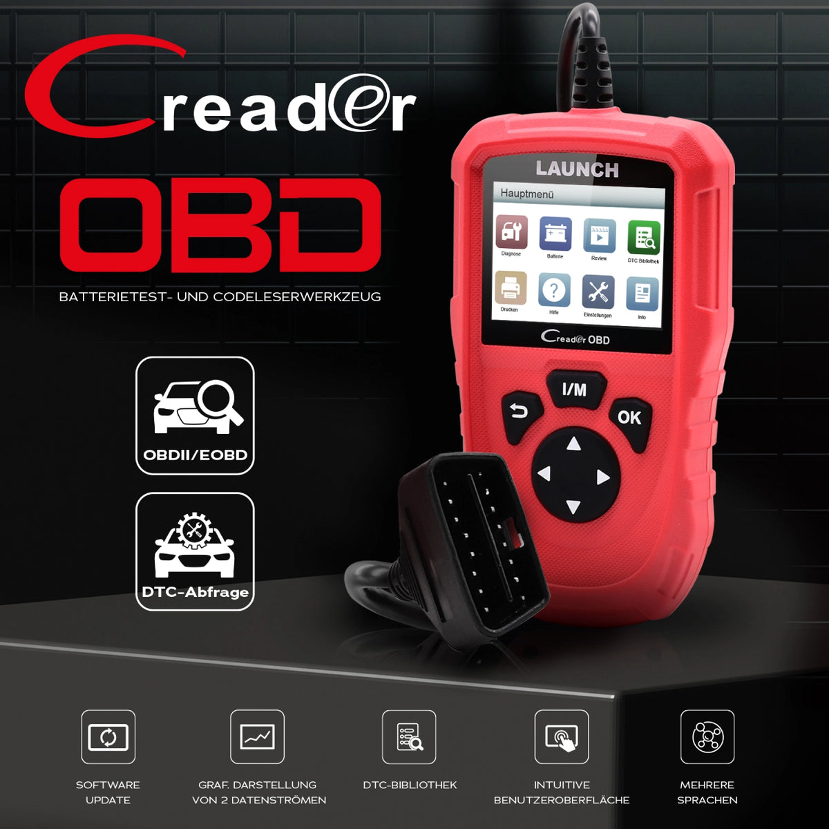 Ein Stecker für jedes OBD-II-Fahrzeug.