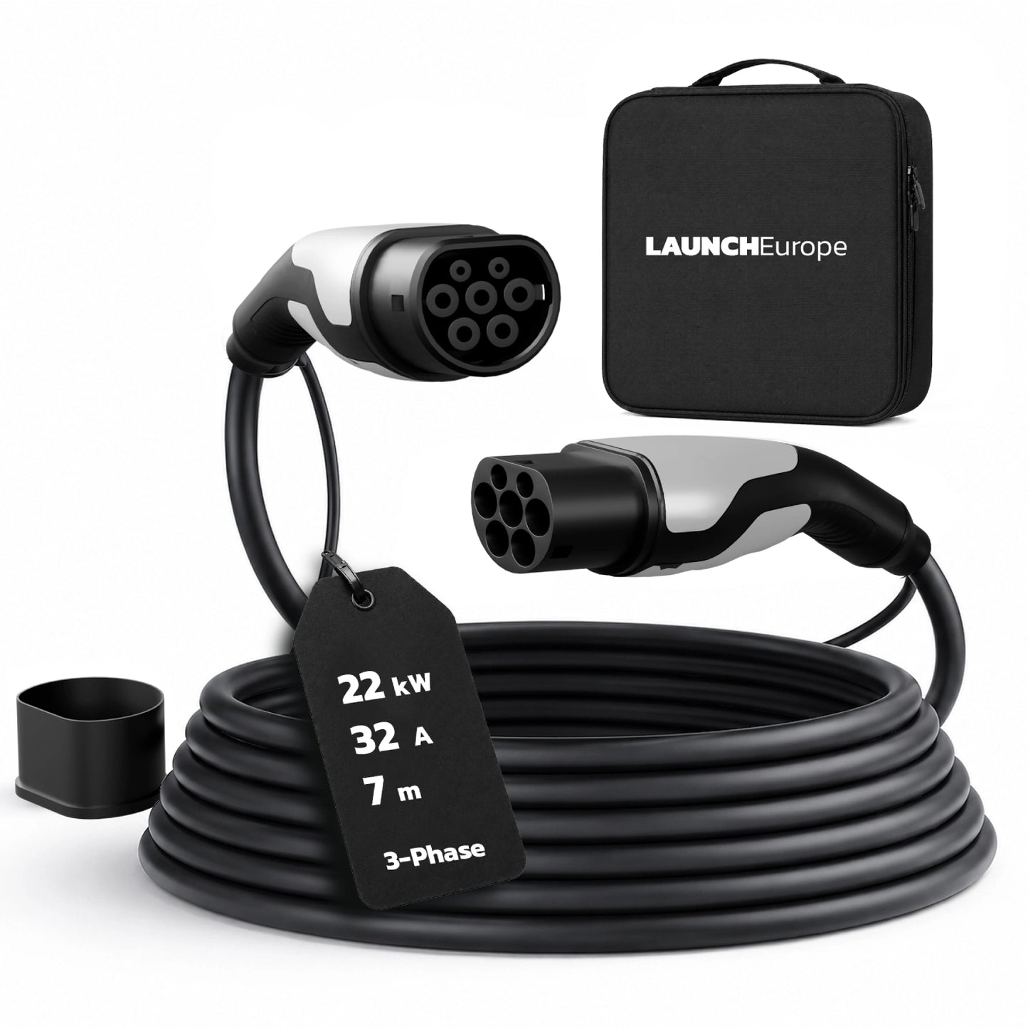 Kabel do ładowania Typ 2 | 22 kW | 7 m