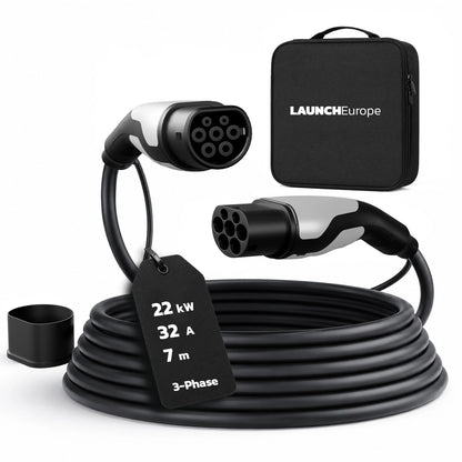 Kabel do ładowania Typ 2 | 22 kW | 7 m