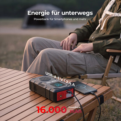 ESP-200 4 w 1 – urządzenie rozruchowe z kompresorem powietrza