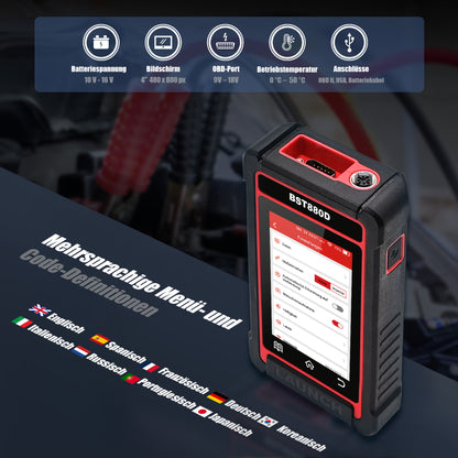 BST-880D OBDII/ Batterie Diagnosegerät