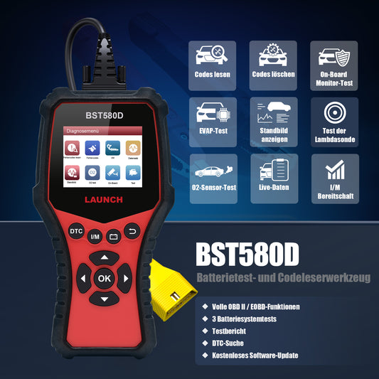 BST-580D Tester akumulatora / Tester OBD II