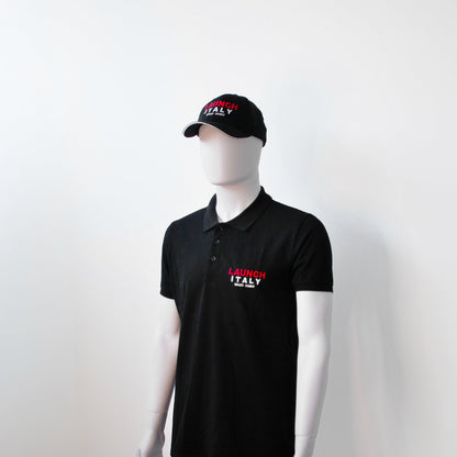 Polo uomo Launch Italy: 95% cotone Ringspun, 5% elastan vestibilità laterale della polo