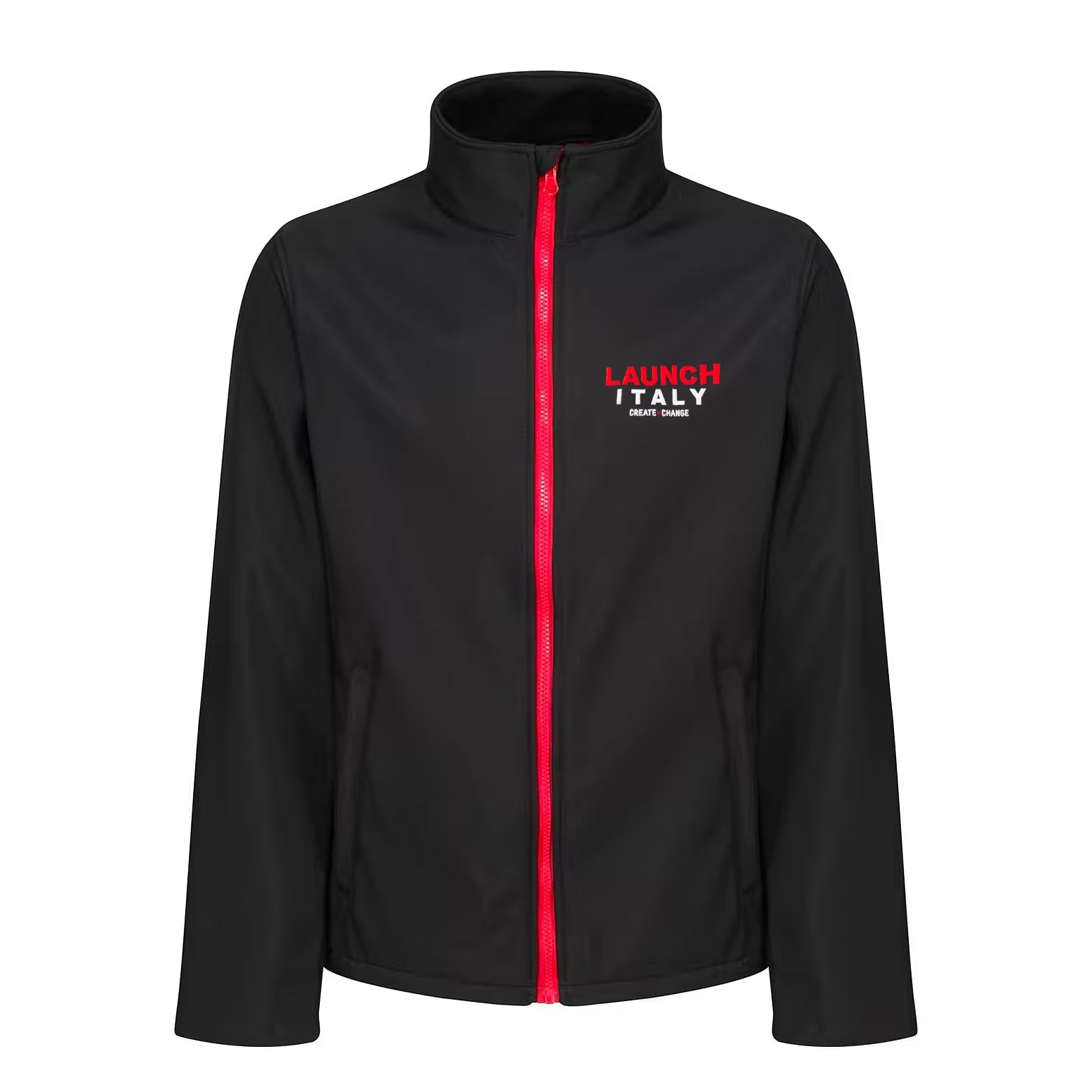 Giubbino donna softshell con zip lunga